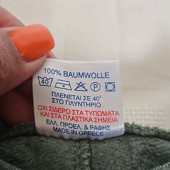 Spark Girl's Asymmetric Hem Long Sleeves Sweater Green/ Pink Size 8 - Picture 6 of 16